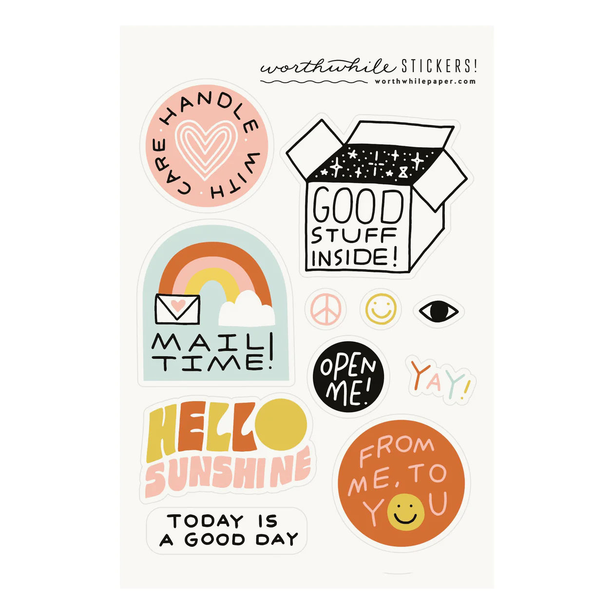 Snail Mail Sticker Sheet