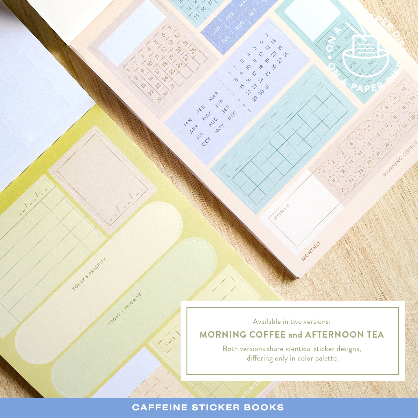 Caffeine Sticker Book