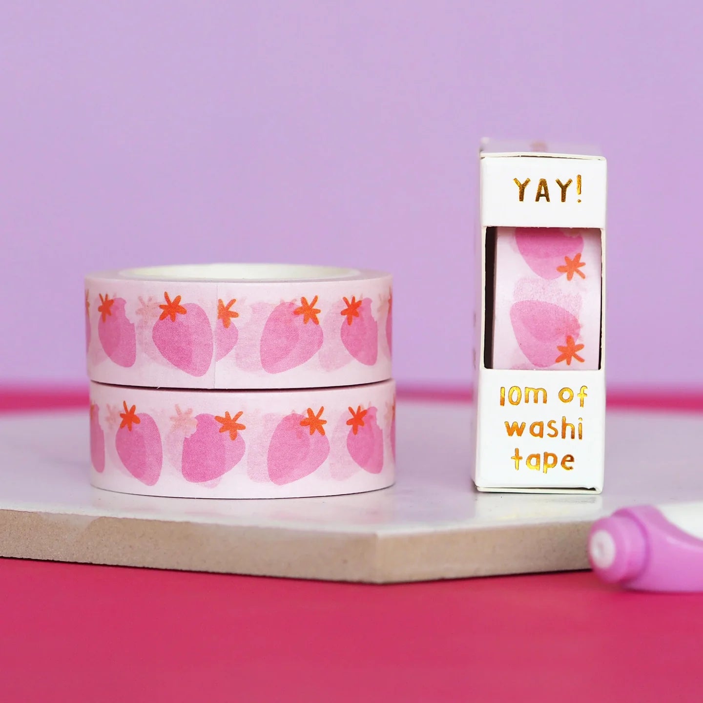 Yummy Strawberries Washi Tape