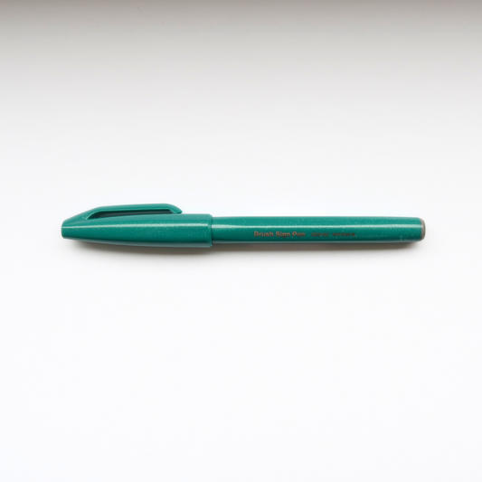 Turquoise Green Brush Sign Pen