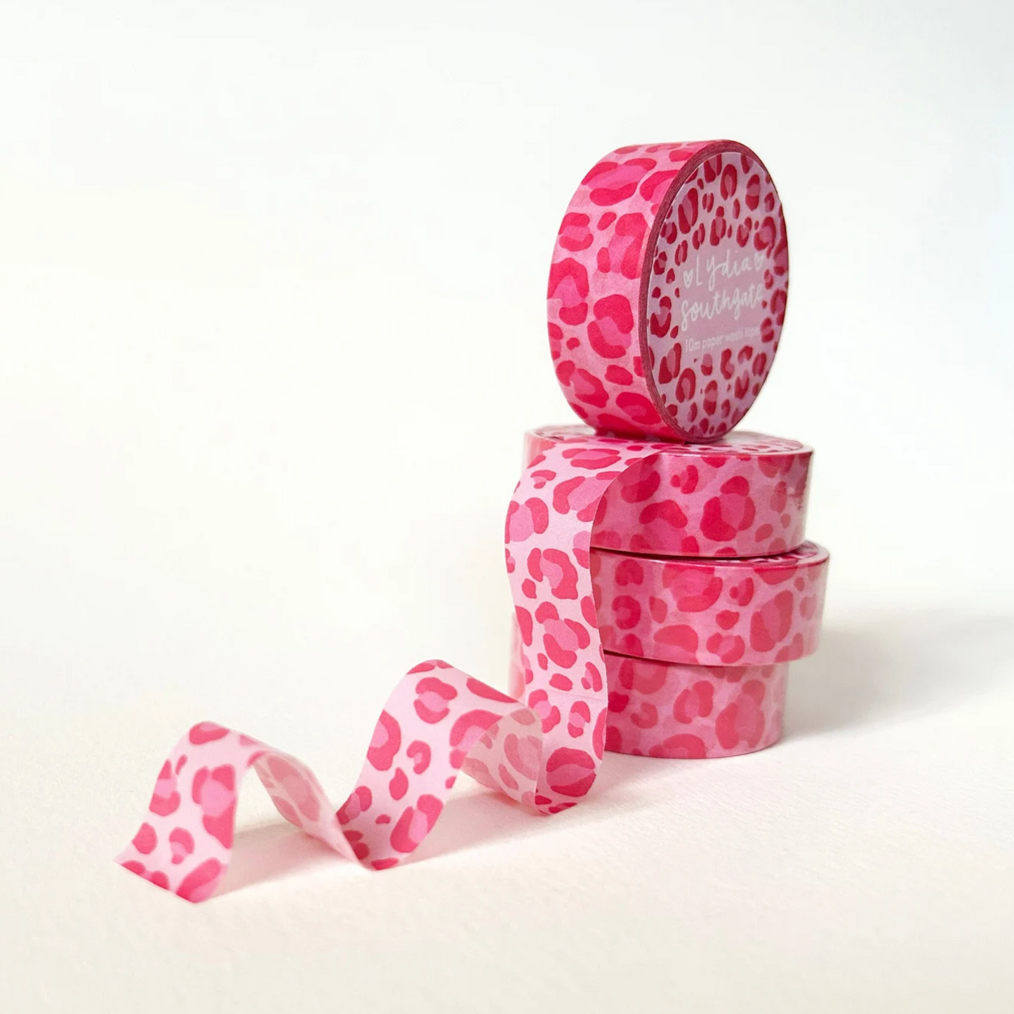 Pink Animal Print Washi Tape