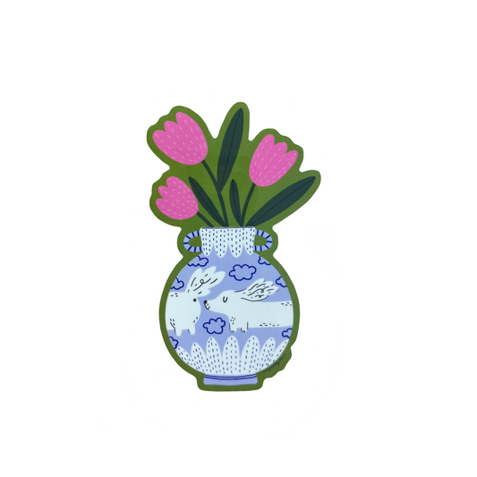 Sniff Vase Sticker