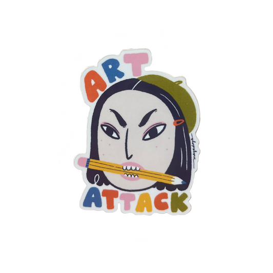 Art Attack Sticker