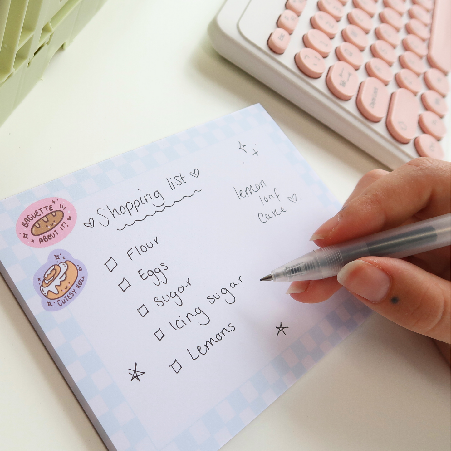 Baked Goods Notepad
