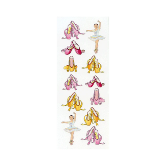Glitter Ballet Sticker Sheet