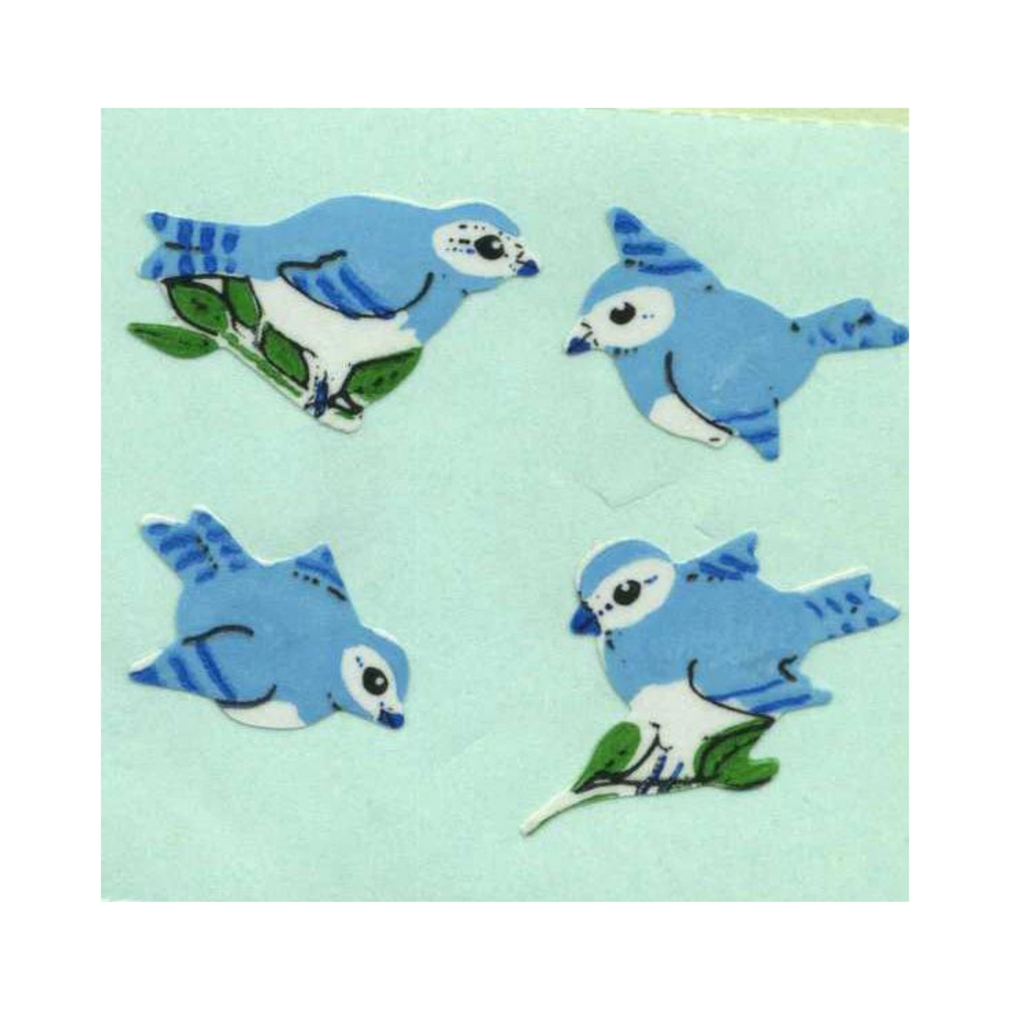 Blue Birds Stickers