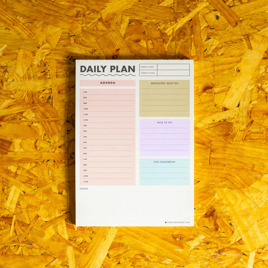 Colour Block Daily Pan A5 Notepad