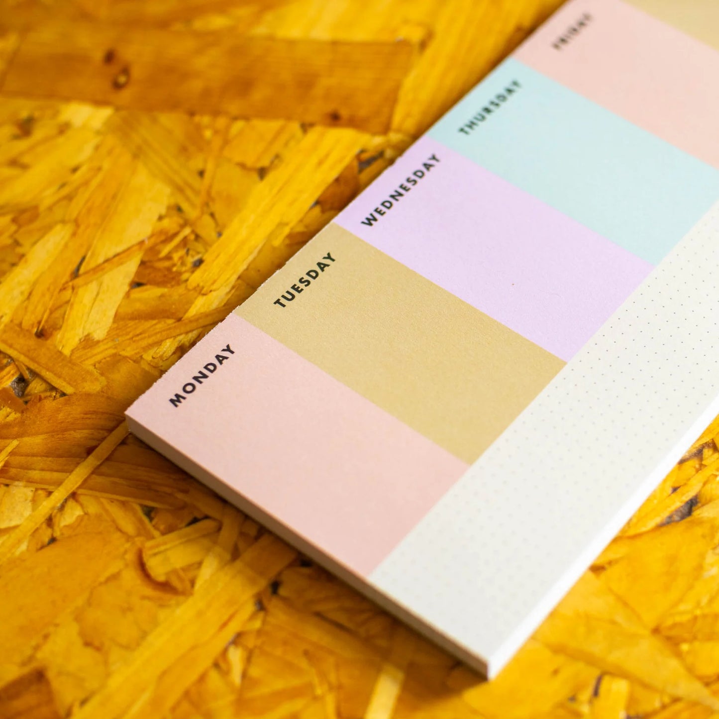 Colour Block At A Glance Weekly Planner Pad