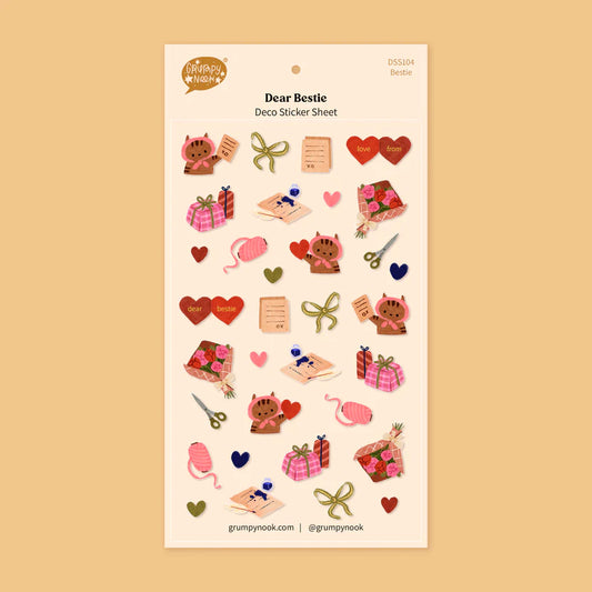 Dear Bestie Sticker Sheet