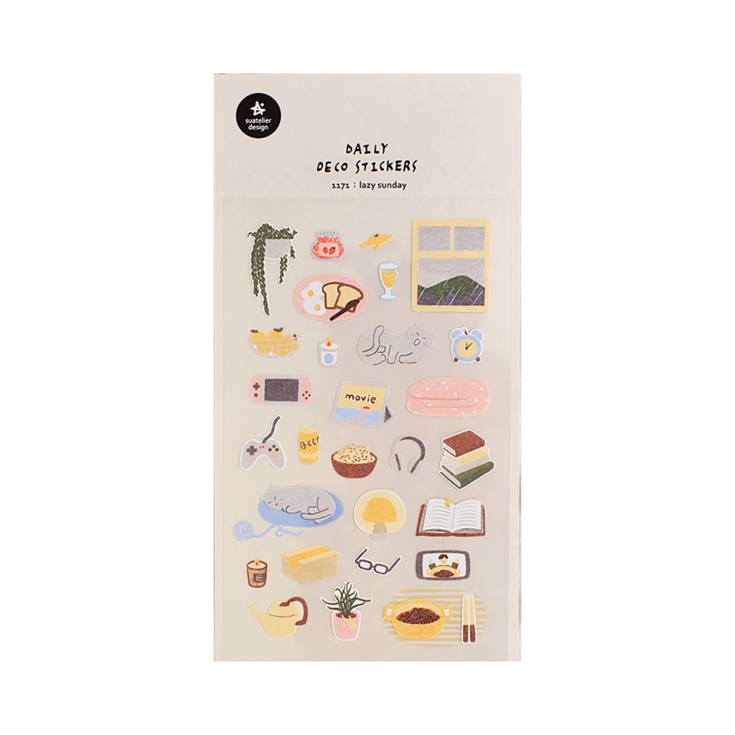Lazy Sunday Sticker Sheet