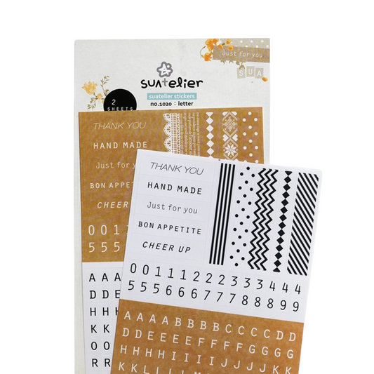 Letters & Words Sticker Sheet