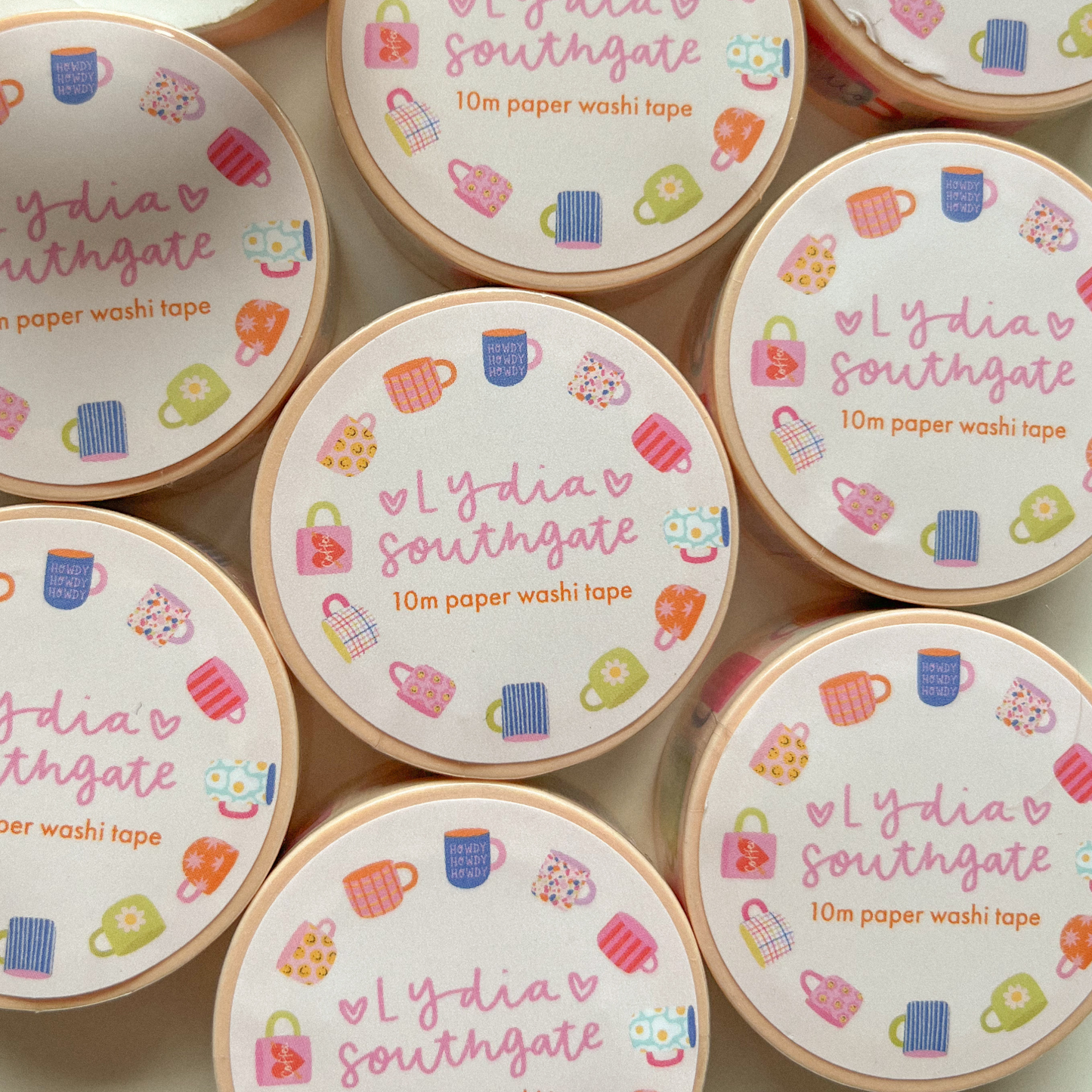 Little Mugs Washi Tape