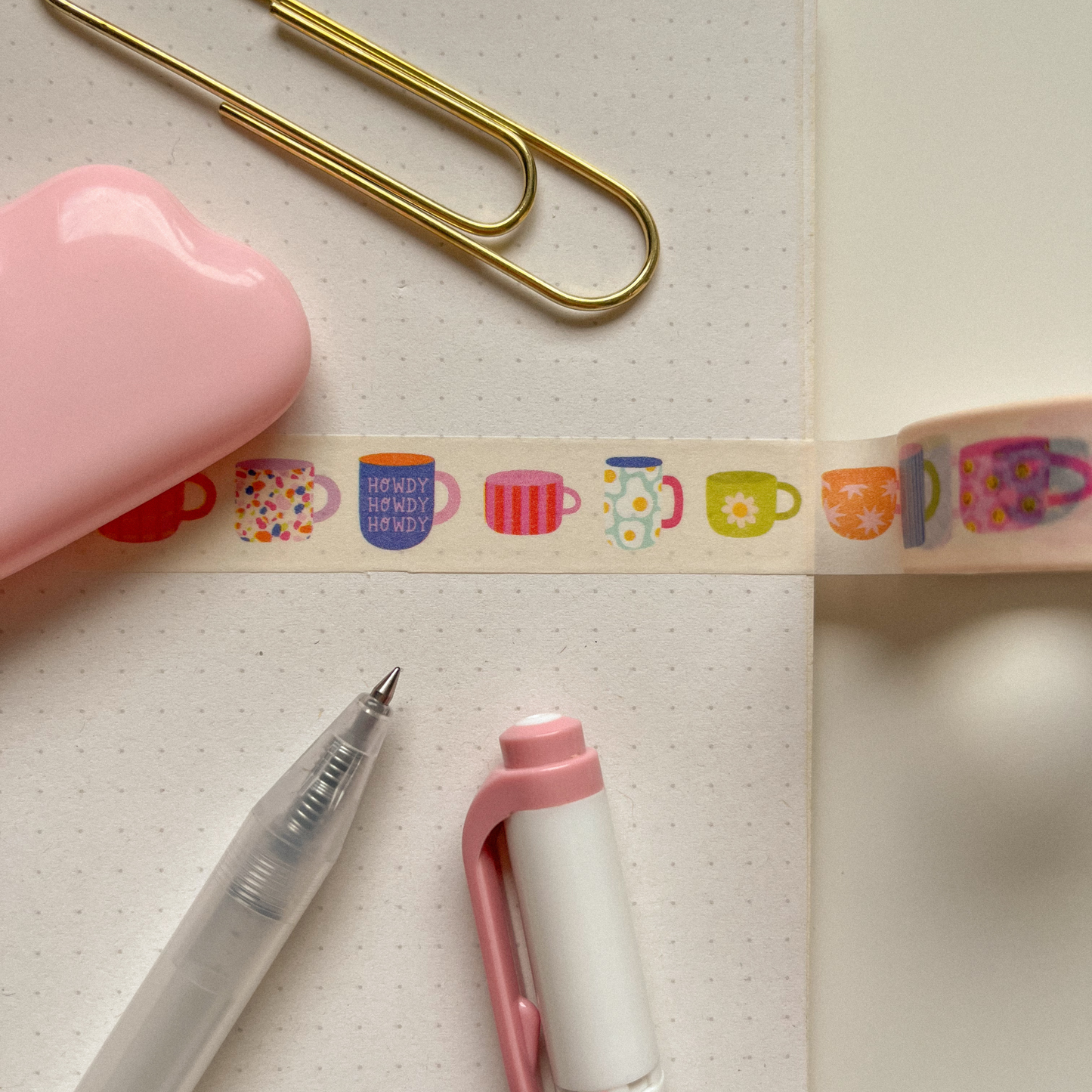 Little Mugs Washi Tape