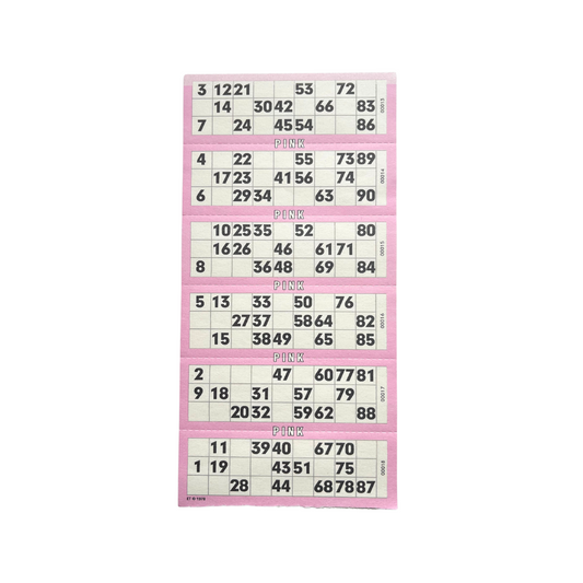 Pink Bingo Sheet