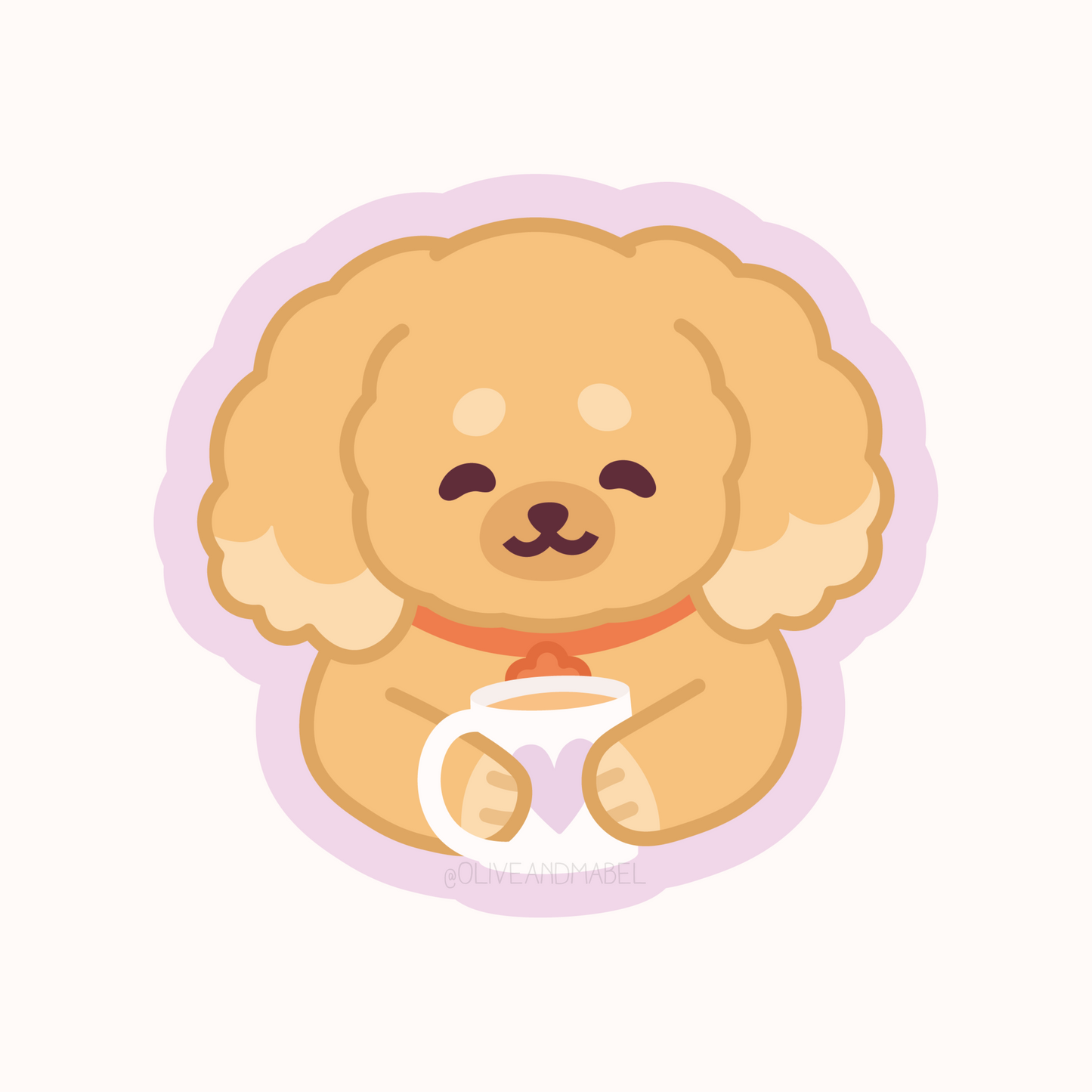 Pup Cup Sticker