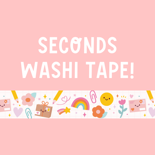 SECONDS Happy Mail Washi Tape