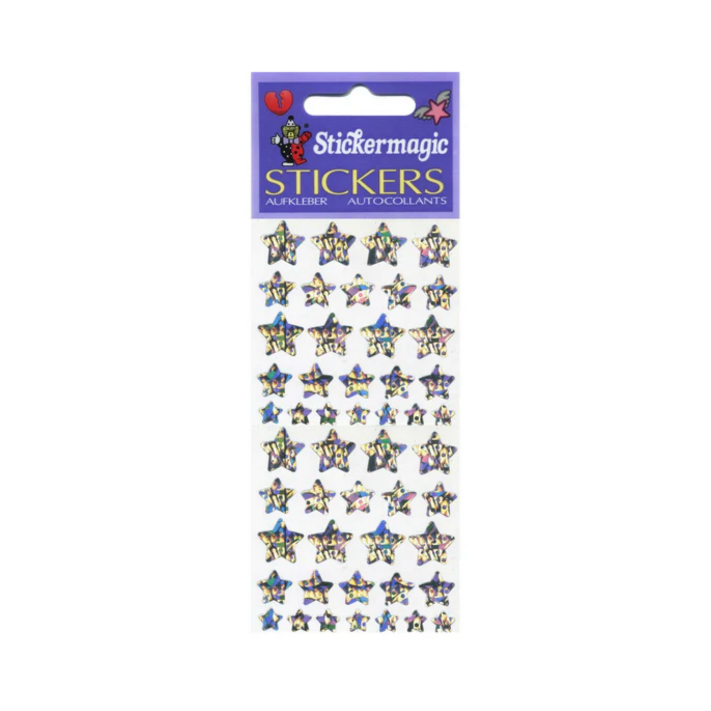 Silver Star Stickers