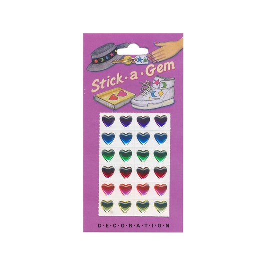 Stick-a-gem Hearts