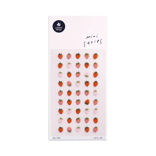 Mini Strawberries Sticker Sheet
