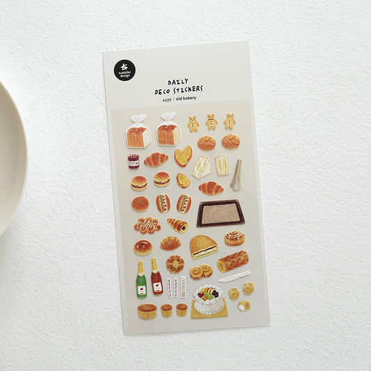 Vintage Bakery Sticker Sheet
