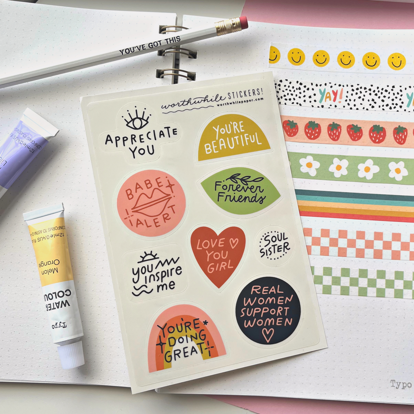 Friendship Sticker Sheet