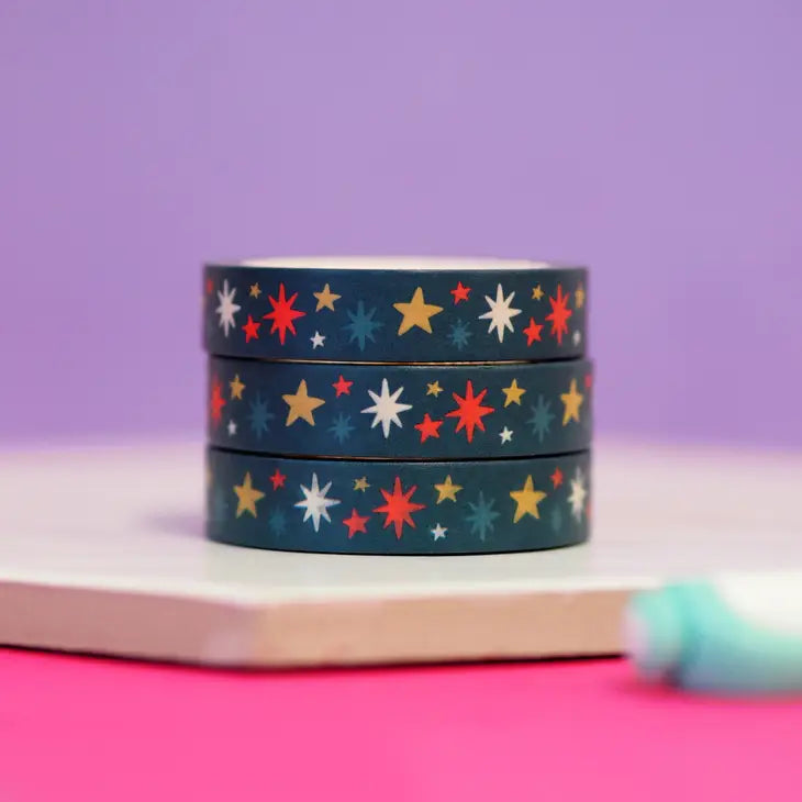 Festive Stars Washi Tape