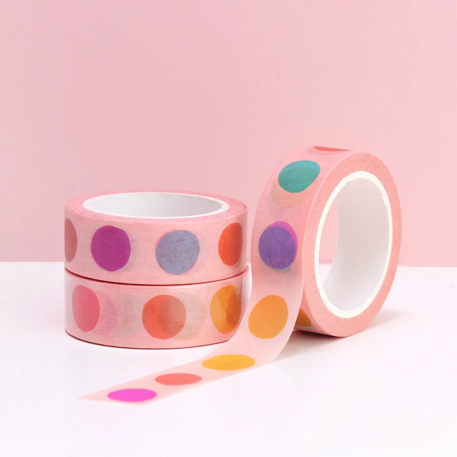 colourful dots washi tape by Oh Laura