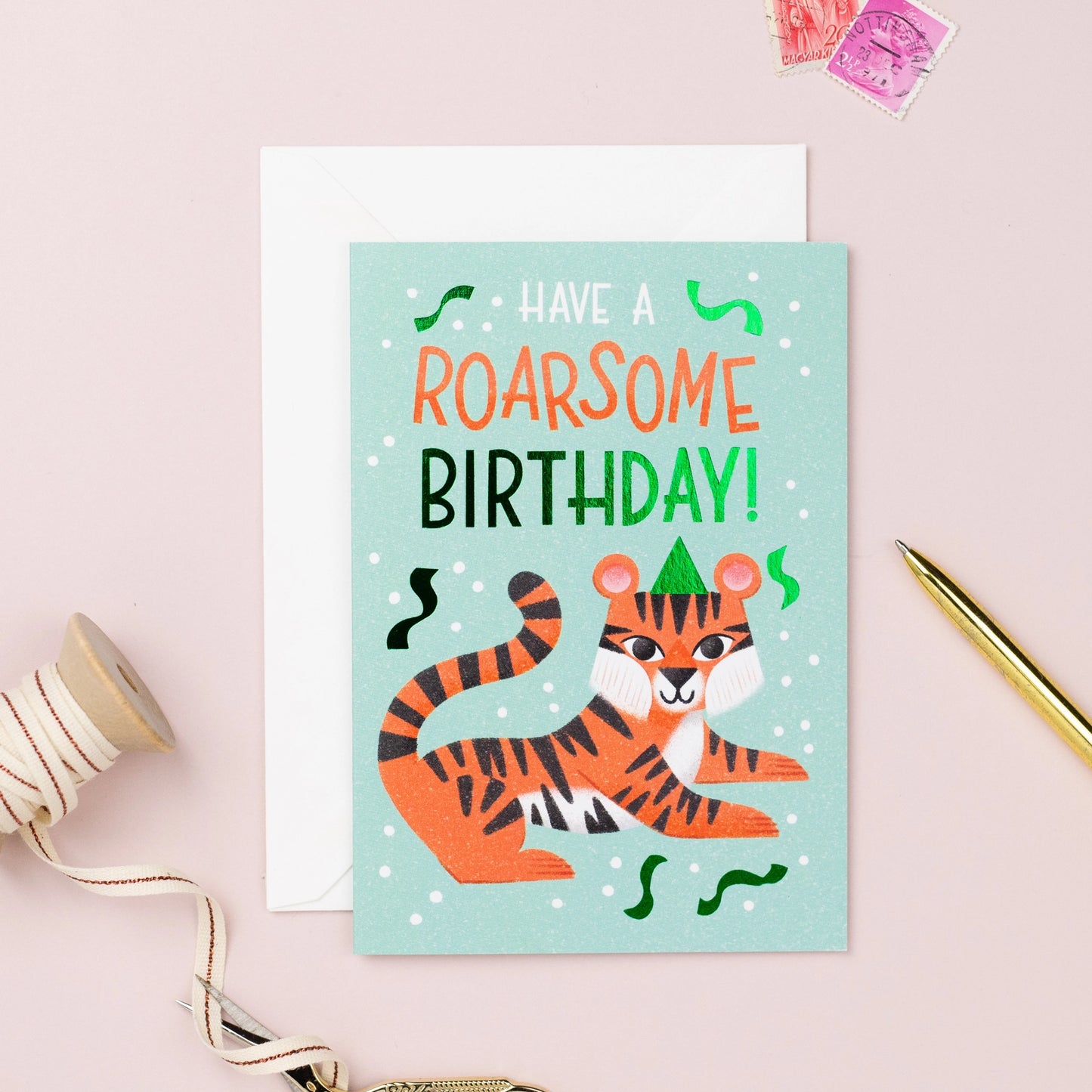 Birthday Tiger, Kids Birthday Card