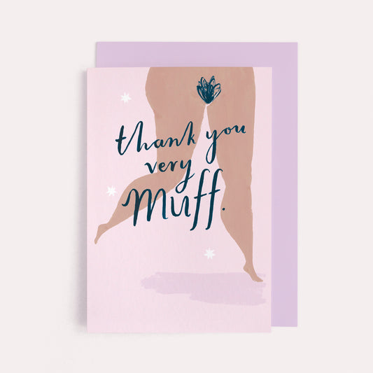 Thank You Very Muff Card